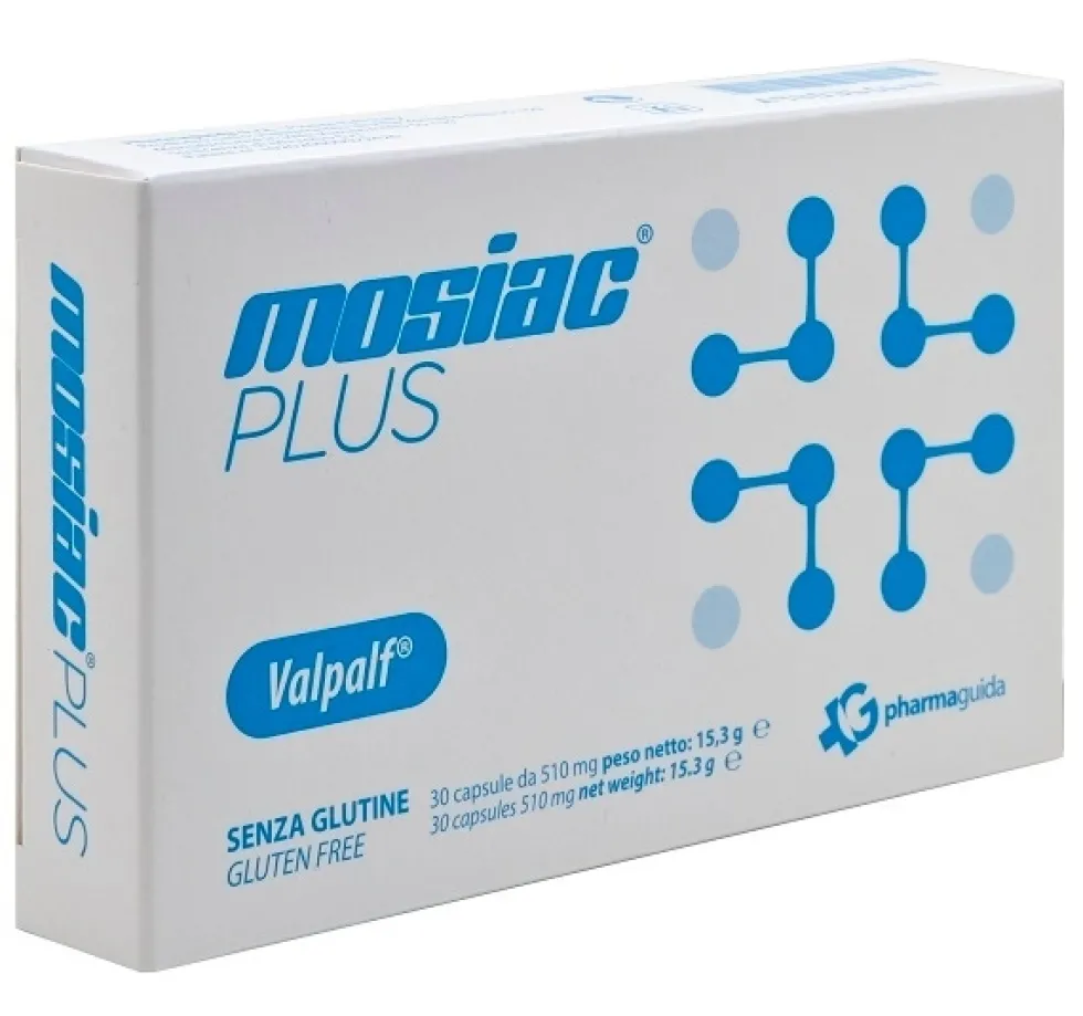 Pharmaguida Mosiac Plus - Integratore alimentare per le difese immunitarie, 30 capsule 15,3 g