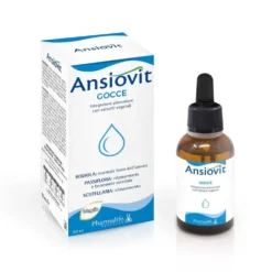 Pharmalife Ansiovit - Integratore alimentare in gocce per il rilassamento e benessere mentale, 50 ml