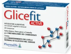 Pharmalife Glicefit Active - Integratore per il metabolismo dei carboidrati, 30 compresse