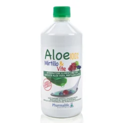 Pharmalife Research Aloe 100% Mirtillo e Vite Integratore Depurativo, 1 Litro