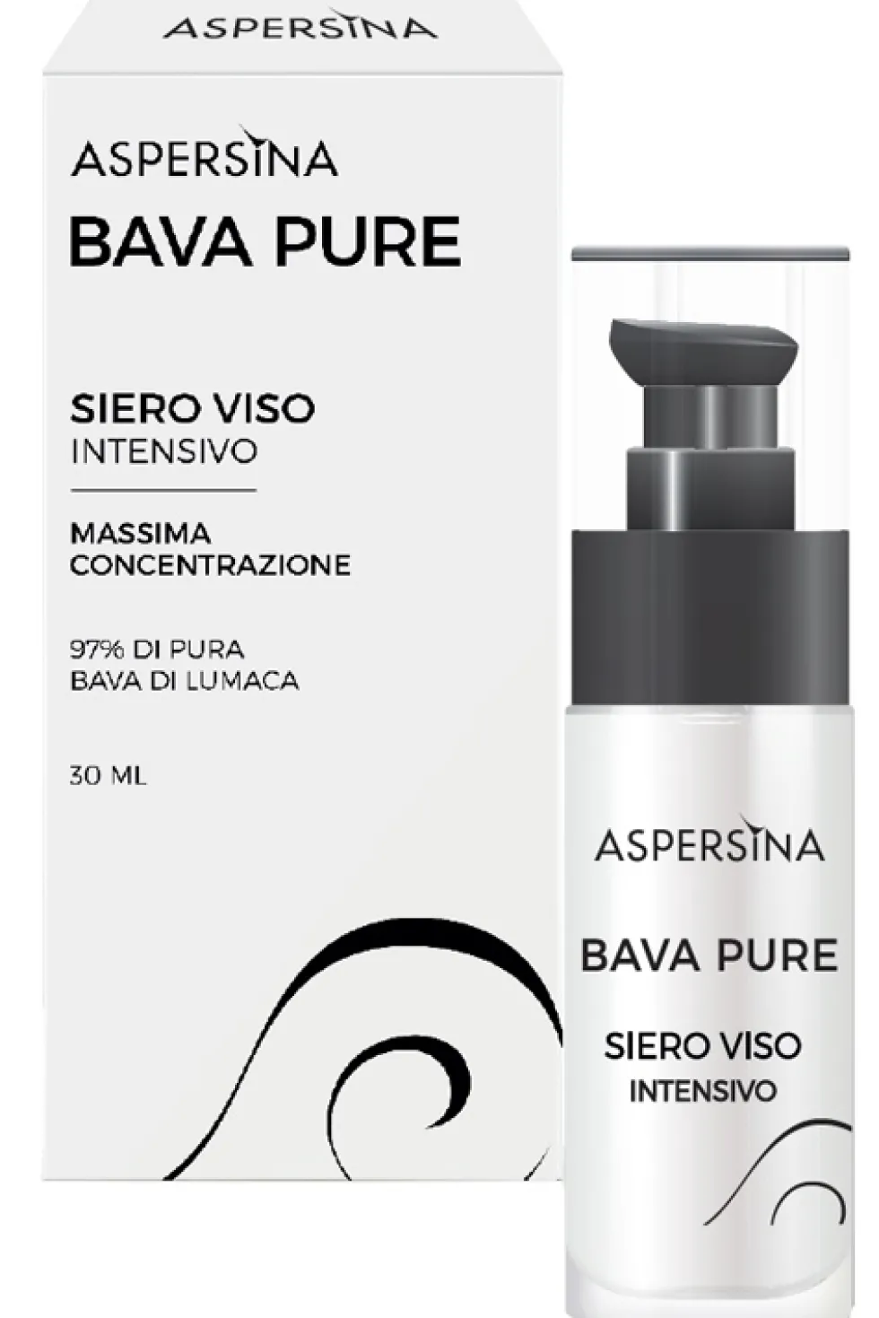Pharmalife Research Aspersina - Bava Pure Siero Viso Intensivo, 30ml