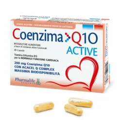 Pharmalife Research Coenzima Q10 Active Integratore Antiossidante, 45 Capsule