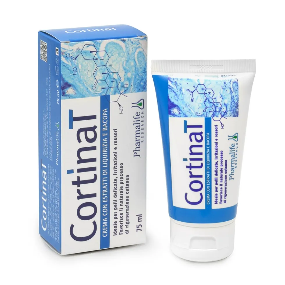 Pharmalife Research Cortinat - Crema lenitiva per le irritazioni e i rossori, 75 ml