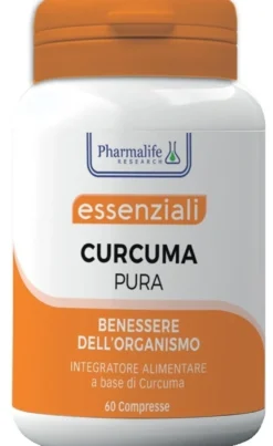 Pharmalife Research Curcuma Pura Integratore antiossidante per le articolazioni, 60 compresse
