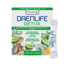 Pharmalife Research Drenlife - Detox Integratore Depurativo e Drenante, 30 stick