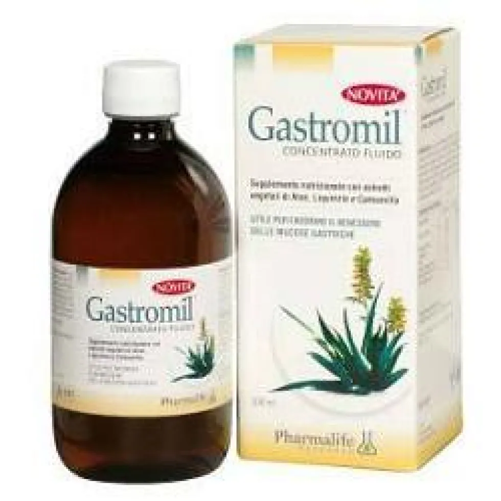 Pharmalife Research Gastromil - Integratore alimentare per alleviare il bruciore gastrico, 500 ml