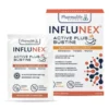 Pharmalife Research Influnex Active Plus Emolliente Integratore Prime Vie Respiratorie, 14 bustine