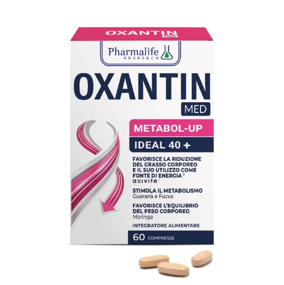 Pharmalife Research Oxantin Med - Metabol Up Integratore Stimolatore del Metabolismo, 60 compresse