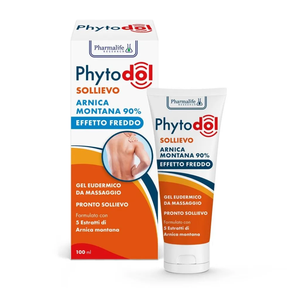 Pharmalife Research Phytodol Sollievo Arnica Montana 90% effetto Freddo, 100ml