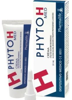 Pharmalife Research Phyto H Med Crema - Crema lenitiva per le emorroidi e le ragadi, 50 ml