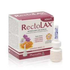 Pharmalife Research Rectolax Adulti - Microclismi evacuanti per la stipsi, 6 microclismi da 9 g