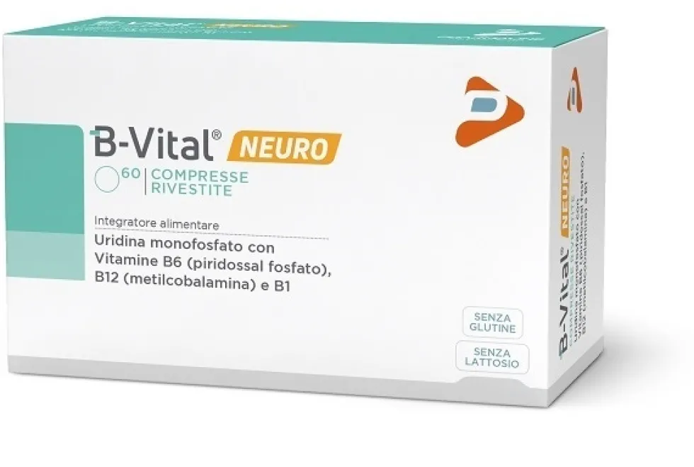 Pharma Line B-Vital Neuro 60 compresse - Integratore alimentare per il sistema nervoso, 36 g