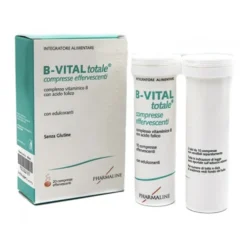 Pharma Line B-Vital Totale - Integratore di vitamine B per l'energia, 20 compresse effervescenti