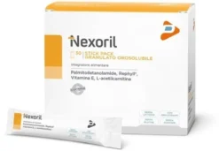 Pharma Line Nexoril stick pack - Integratore alimentare per lo stress ossidativo, 30 bustine da 2 g