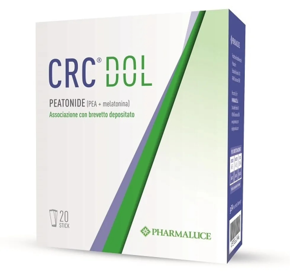 Pharmaluce Crc Dol - Crc Dol integratore alimentare per il sonno e il dolore, 20 stick