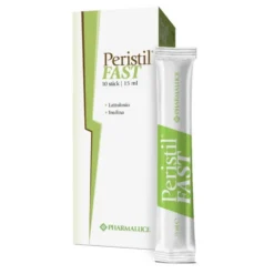 Pharmaluce Peristil Fast - Integratore per il transito, 10 stick monodose da 15 ml