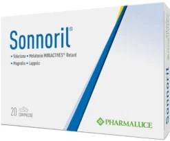 Pharmaluce Sonnoril - Integratore in compresse per il sonno e il rilassamento, 20 compresse
