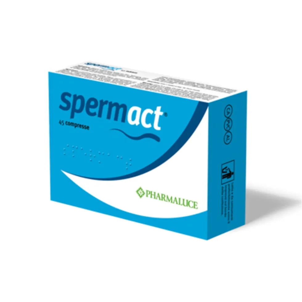 Pharmaluce Spermact Integratore Infertilità Maschile, 45 Compresse