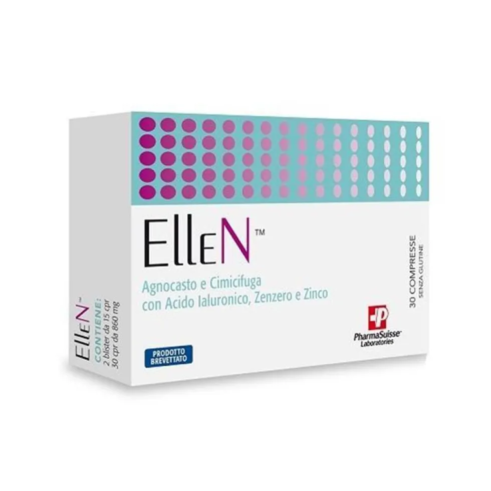 Pharmasuisse Laboratories Ellen Integratore Alimentare, 30 Compresse