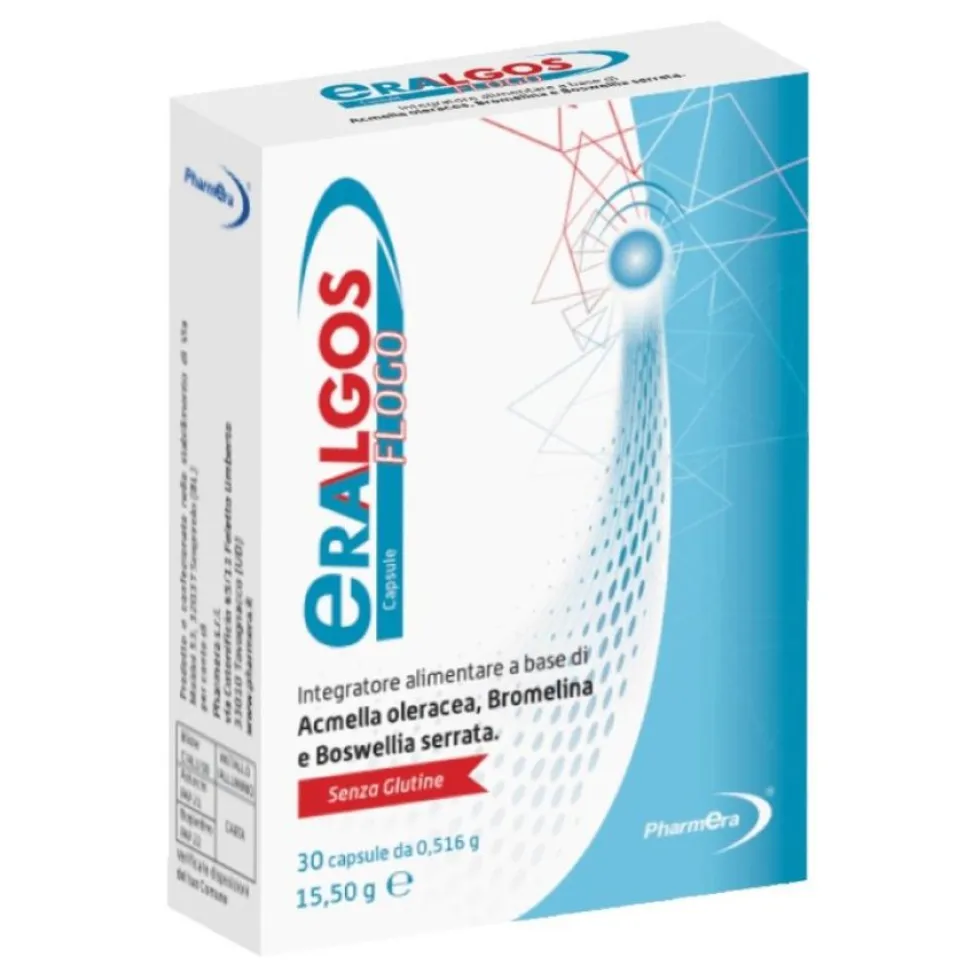 Pharmera Eralgos Flogo - Integratore per la funzionalità articolare, 30 capsule
