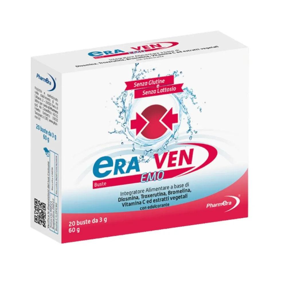 Pharmera Era Ven - Emo Integratore per la Circolazione e Microcircolo, 20 Buste
