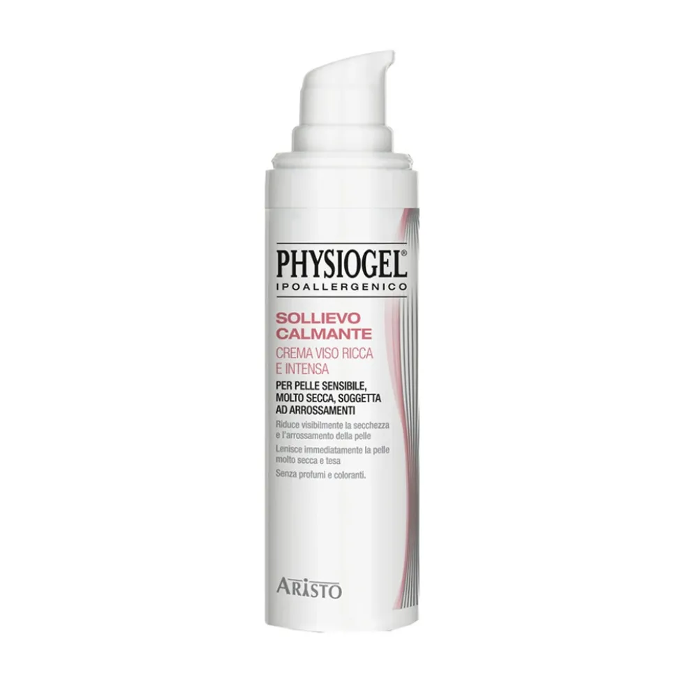 Physiogel Sollievo Calmante - Crema Viso Ricca per Pelle Molto Secca, 40ml