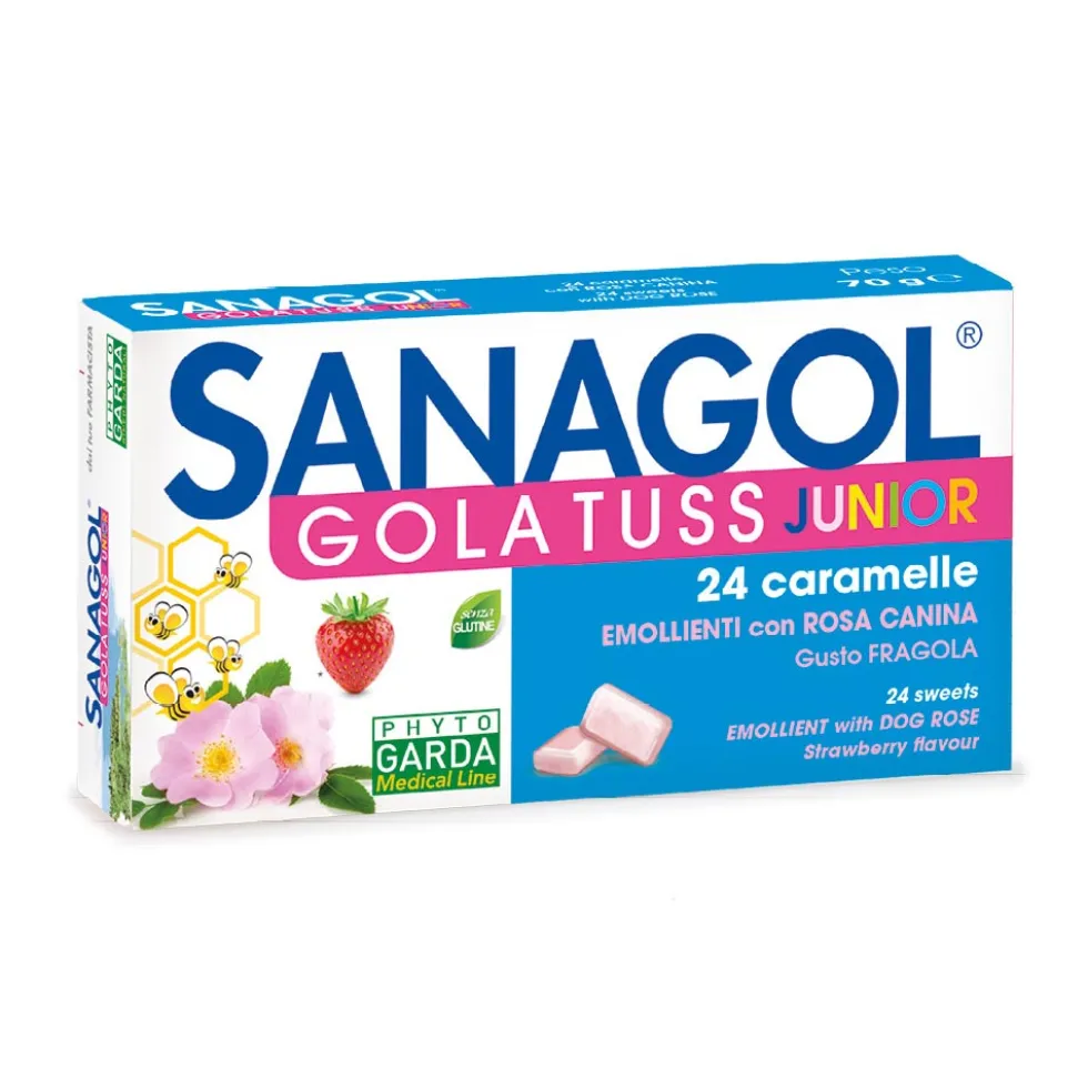 Phyto Garda Sanagol - Gola Tuss Junior Caramelle Emollienti 24 Caramelle