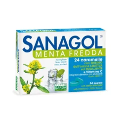 Phyto Garda Sanagol - Menta Fredda Integratore, 24 Caramelle