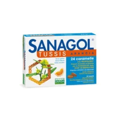 Phyto Garda Sanagol - Tussis Arancia Caramelle Balsamiche, 24 caramelle
