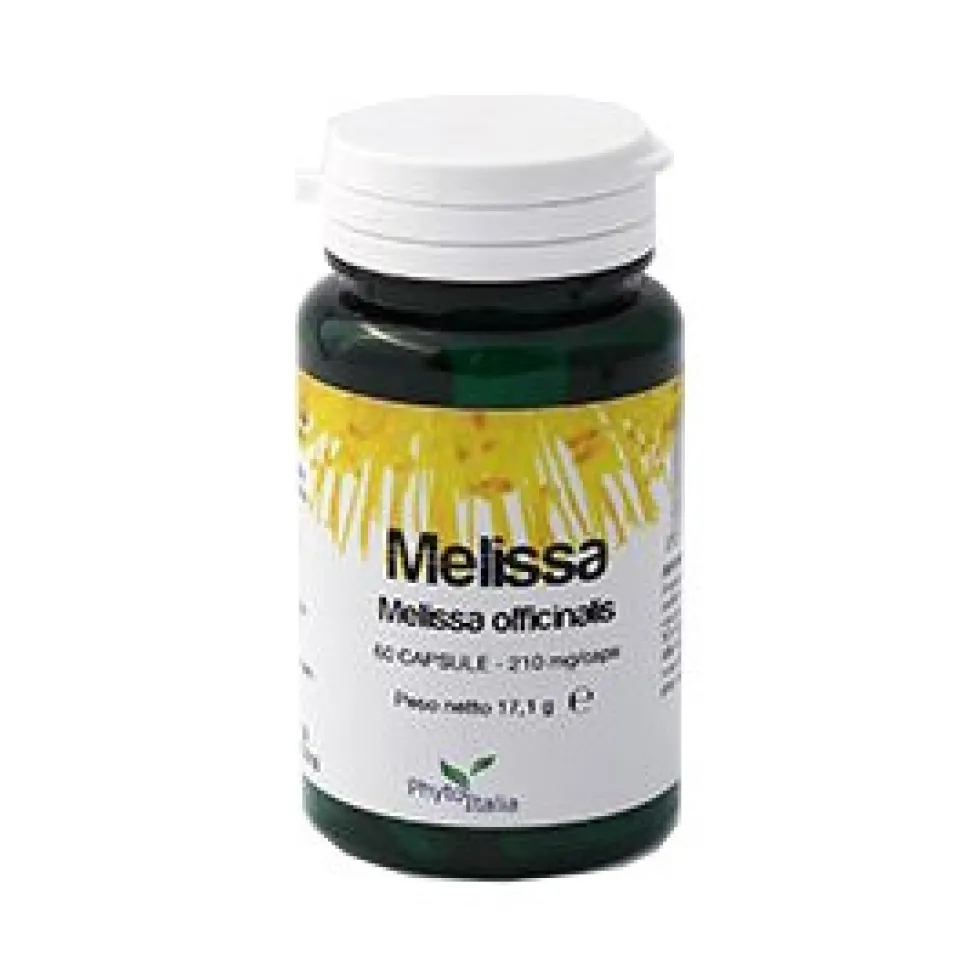 Phytoitalia Melissa - Integratore per il rilassamento e la digestione, melissa 60 cps