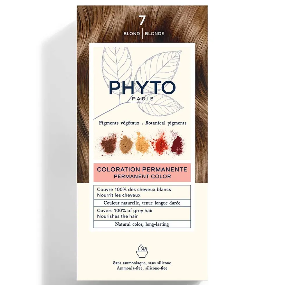 Phyto PhytoColor - Colorazione Permanente Capelli Colore 7 Biondo, 1 Kit