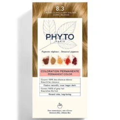 Phyto PhytoColor - Colorazione Permanente Colore 8.3 Biondo Chiaro Dorato, 1 Kit