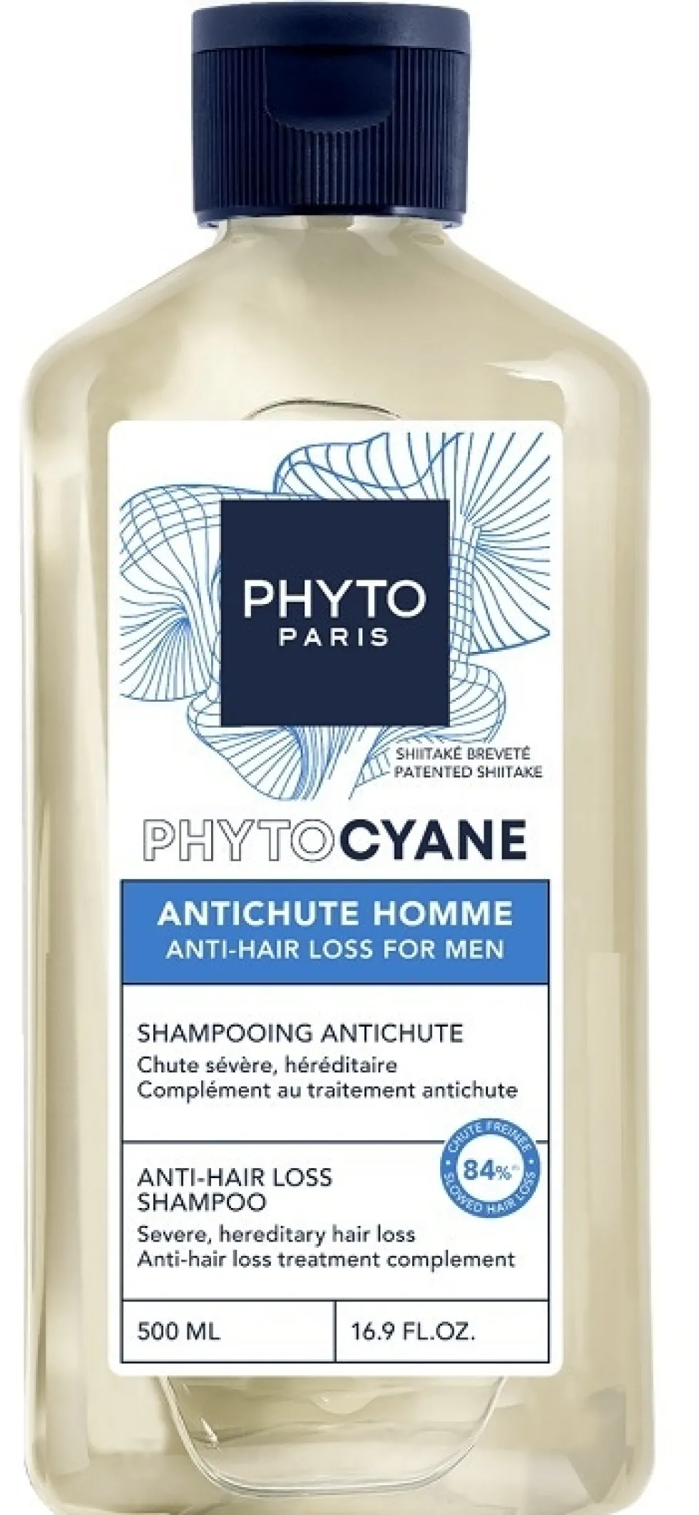 Phyto Phytocyane Uomo - Shampoo energizzante per il trattamento della caduta dei capelli, 500 ml