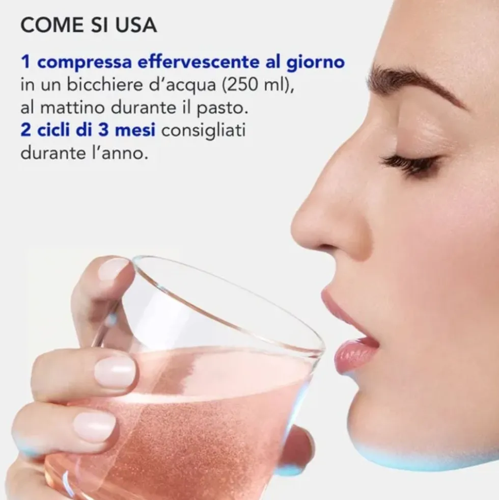 Phyto Phytophanere - Integratore effervescente per la forza di capelli e unghie, 30 compresse