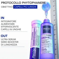 Phyto Phytophanere - Integratore effervescente per la forza di capelli e unghie, 30 compresse