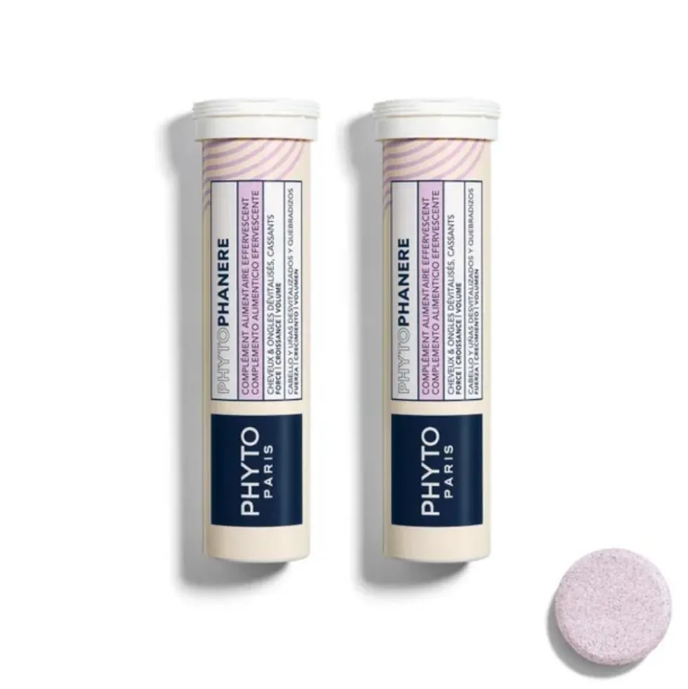 Phyto Phytophanere - Integratore effervescente per la forza di capelli e unghie, 30 compresse