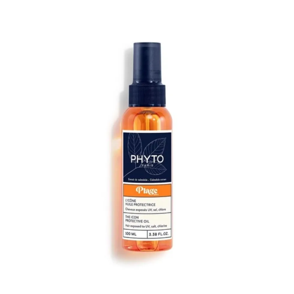 Phyto Plage - Olio protettivo per i capelli esposti a sole, sale e cloro, 100 ml