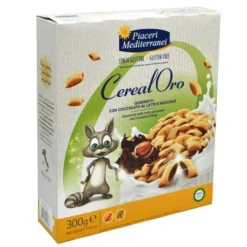 Piaceri Mediterranei CerealOro Quadrotti Con Cioccolato Al Latte, 300g