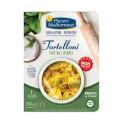 Piaceri Mediterranei Tortelloni Ricotta e Spinaci Senza Glutine, 250g