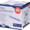 Pic Ago ipodermico G22 1 1/2 - Ago per iniezioni sottocutanee o intramuscolari, 100 aghi
