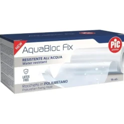 Pic AquaBloc Fix - Cerotto traspirante e impermeabile per le medicazioni, 1 rotolo da 10 cm x 2 m