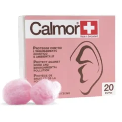 Pic Calmor Tappi Auricolari in Cera Naturale Plasmabile, 20 pezzi