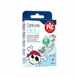 Pic Delicate Boy - Cerotto pic delicate boy antibatterico per ferite dei bambini, 24 pezzi 19x72 mm