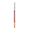 Pic Insumed - Siringa sterile con ago G25 per le iniezioni di insulina, 1 siringa da 1 ml