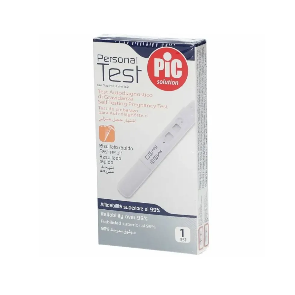 Pic Personal Test - Test di gravidanza rapido per la rilevazione dell'ormone hCG, 1 pezzo