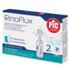 Pic Rinoflux - Soluzione fisiologica per l'igiene nasale e l'aerosolterapia, 20 fiale da 2 ml