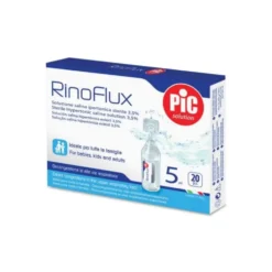 Pic Rinoflux - Soluzione salina ipertonica per la decongestione nasale, 20 fiale da 5 ml
