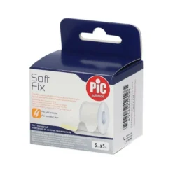 Pic Soft Fix - Cerotto su rocchetto in TNT 5cm x 5m, 1 rotolo