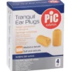 Pic Tranquil Ear Plugs - Artsana tappi auricolari spugna per l'isolamento dai rumori, 4 pezzi