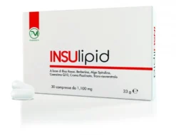 Piemme Insulipid - Integratore per il colesterolo e i trigliceridi, 30 compresse